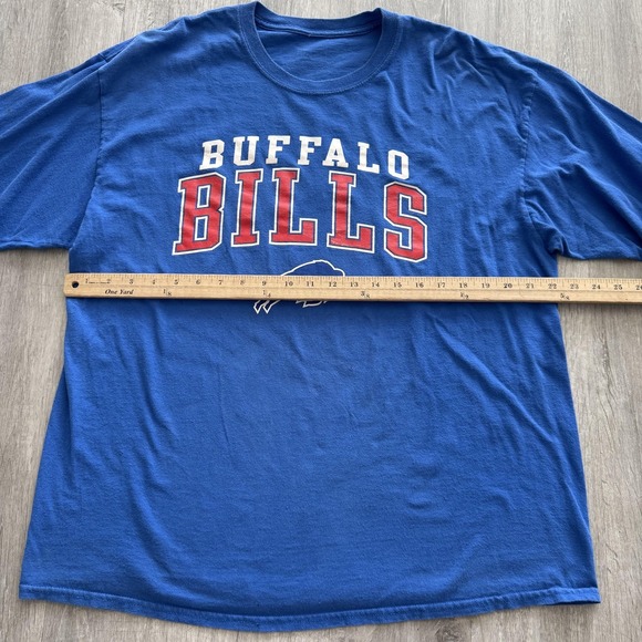 Buffalo Bills Shirt Mens XL Blue NFL Football Long Sleeve Graphic T-Shirt Tee - Picture 4 of 7